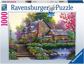 Пазл Романтический домик 1000 элементов (Ravensburger, 15184)
